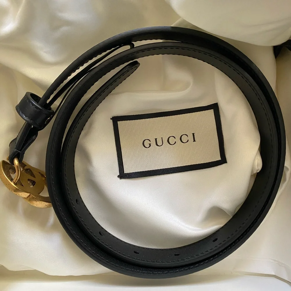 GUCCI GG MARMONT THIN BELT - Picture 5 of 10
